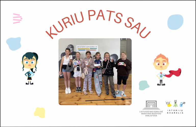 Read more about the article Kitoks vaikų užimtumas vasarą – virtualios kūrybinės edukacijos „KURIU PATS SAU“