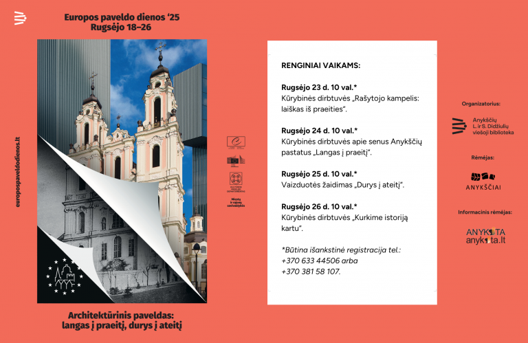 Read more about the article Kviečiame į kūrybines dirbtuves!