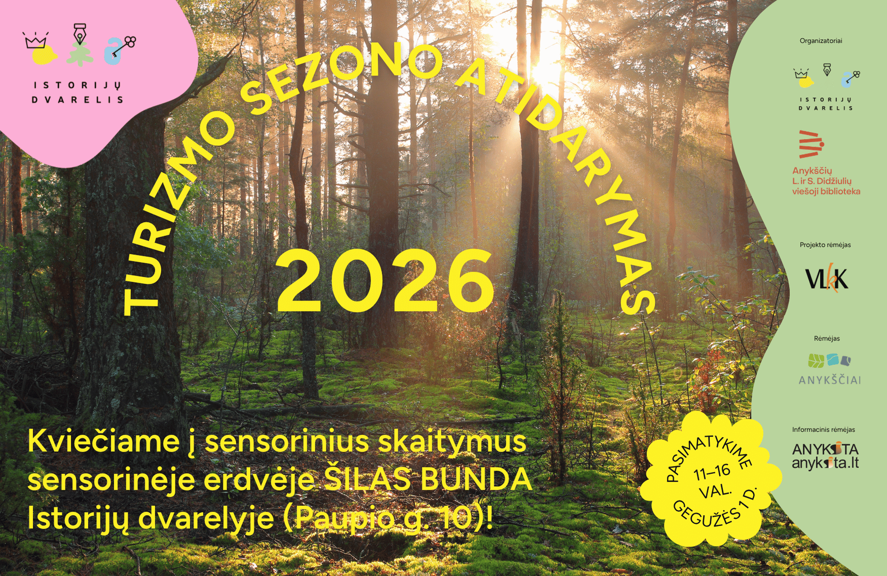 You are currently viewing Kviečiame į sensorinius skaitymus „Šilas bunda“!